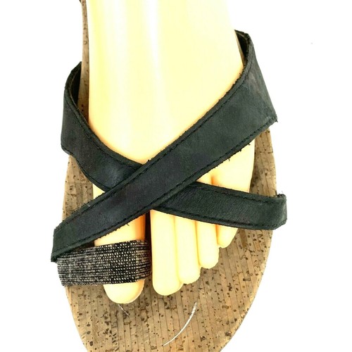 Ahnu Womens Comfort Sandal Size 8 Big Toe Crossover Stretch Ankle Strap - Picture 5 of 12