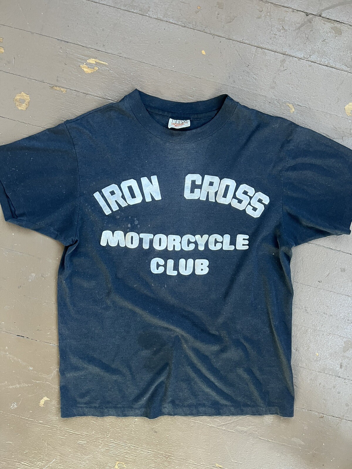 vintage 1970s Iron Cross Motorcycle Club T shirt eBay