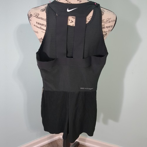 Nike Damen Running Unitard Schwarz Small Body Anzug Training Athletisire Dri Fit