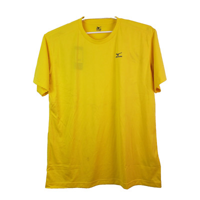 Mizuno Mens Size XXL Yellow Inspire Quick Dry Athletic Running
