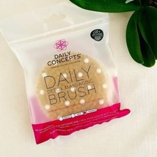 Daily Concepts Daily Detox Massaging Brush for Dry Brushing New Natural Bristles