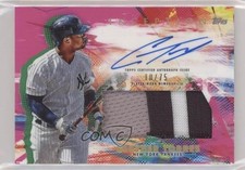 2020 Topps Inception Magenta 10/75 Gleyber Torres #IAP-GT Patch Auto 0s9t