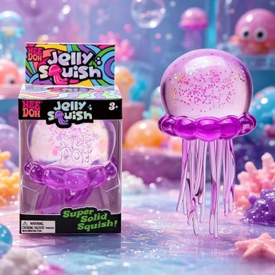 Nee Doh Jellyfish Jelly Squish Stress Toy Fidget Squeeze NeeDoh Trending Special