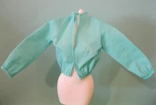 2000 TERESA BARBIE DOLL-Rain or Sun Shine Blue plastic jacket Raincoat/Windbreak