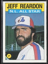 1986 Topps Jeff Reardon Montreal Expos #711