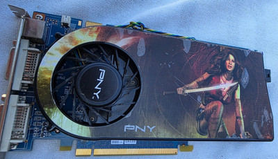 ECS NVIDIA GeForce 9600 GT 512MB DDR3 PCI-E GRAFIKKARTE 2xDVI S-VIDEO #GK19