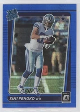 2021 Panini Donruss Optic Rated Blue Hyper Prizm Simi Fehoko #242 Rookie RC 0nx3