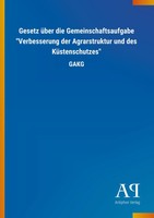 Antiphon Verlag | Gesetz üBer Die Gemeinschaftsaufgabe Verbesserung Der...