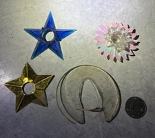 Vtg NOMA Christmas Candolier Halo Replacement And 3 Reflectors