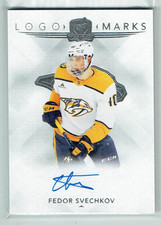 24-25 UD Upper Deck The Cup Logo Marks  Fedor Svechkov  Rookie  Auto