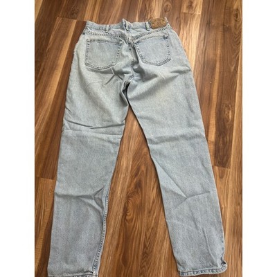 Vintage Gap 90s Light Wash Denim Loose Fit Straight Blue Jeans | eBay
