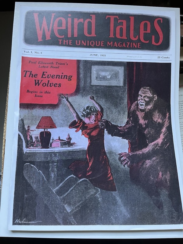 Weird Tales June, 1923 Girasol Reprint