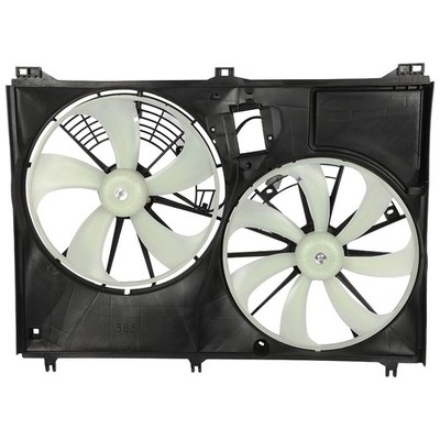 Radiator Condenser Fan Assembly Fit for 2014-2015 2016 2017 Toyota Highlander