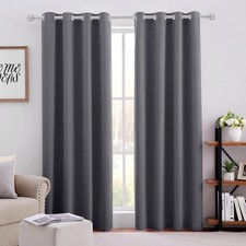 Curtains Opaque Set of 2 Curtain with Eyelets for Bedroom Living Room Child...