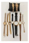 Vintage Seiko Rotary Gold Tone/Plate/rolled Watch Collection 10 Pieces Untested