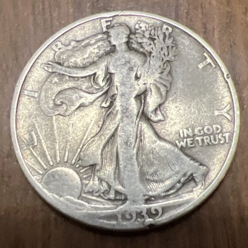 1939-S Walking Liberty Half Dollar Silver Actual coin Good For Collection