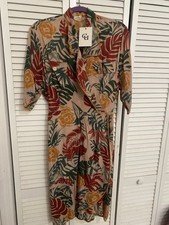 Chasing Unicorns Floral Dress M NWT