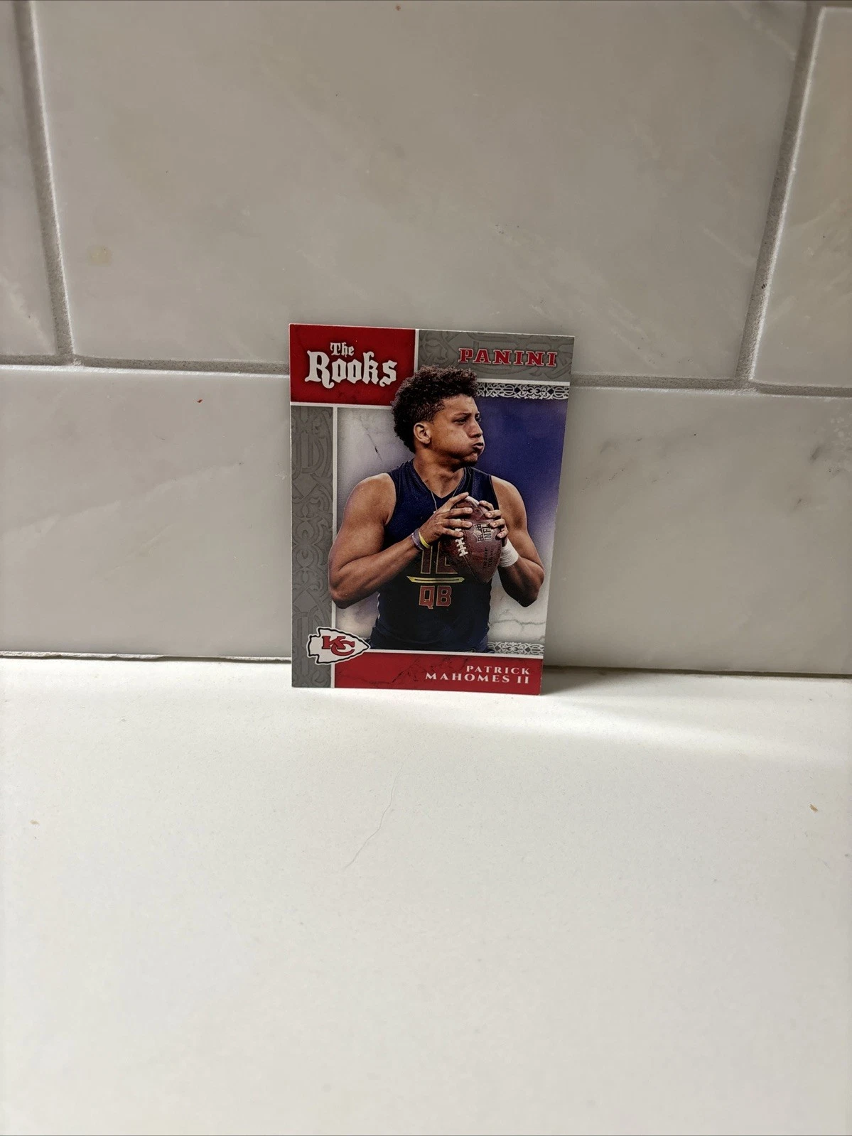 Patrick Mahomes trading card