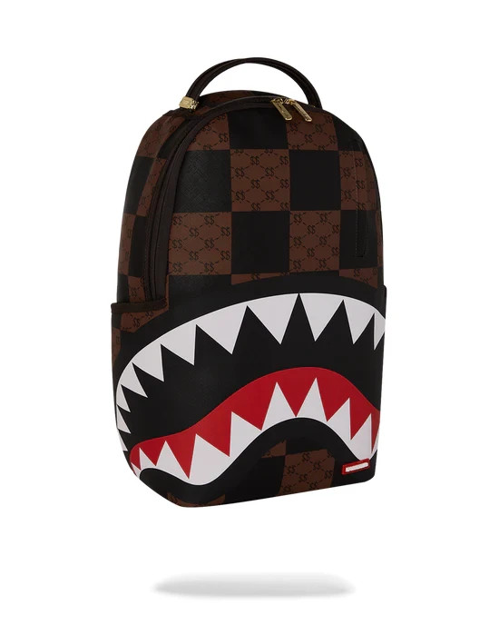 SPRAYGROUND THAT BIG CHECK SHARK BACKPACK B6263 NEW IN BAG w/TAGS