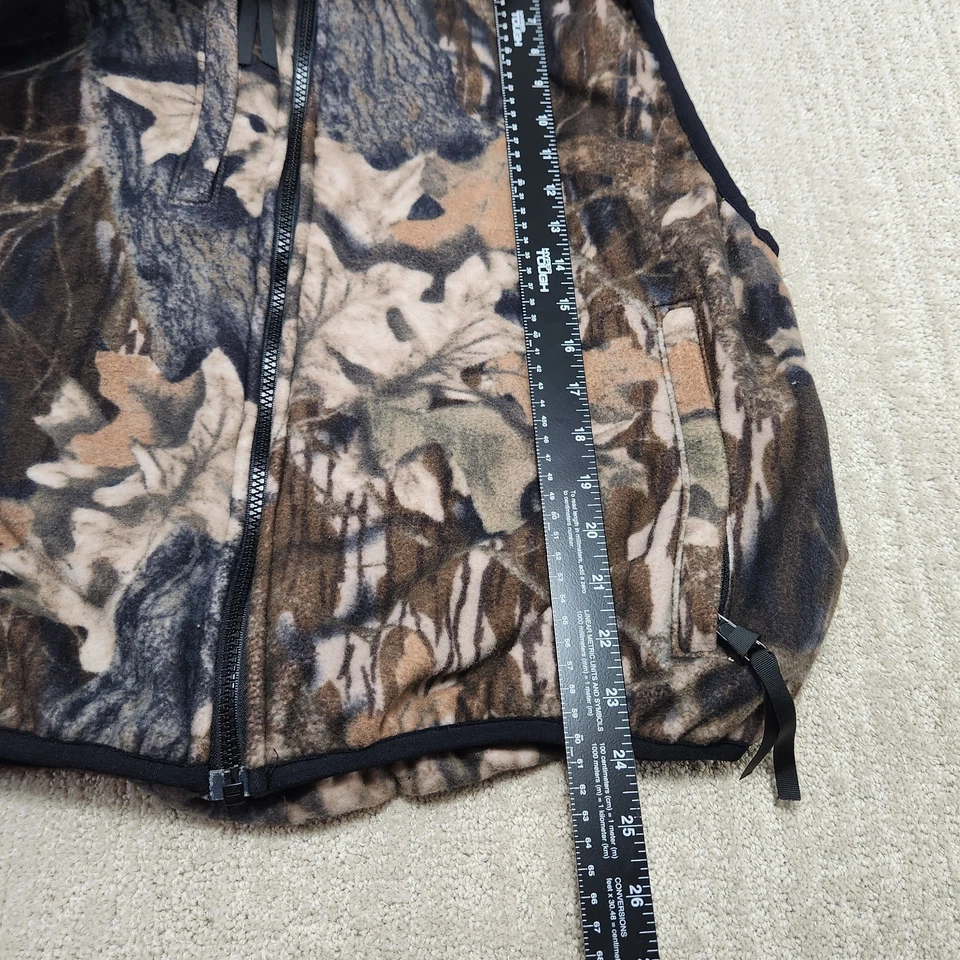 Cabelas Camo Vest Men Large Full Zip Realtree Camouflage Hunting Deer Pheasant - Image 4 of 4