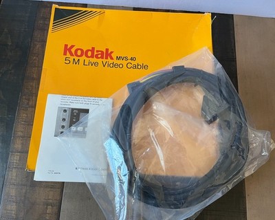 Vintage Kodak MVS-40 5M Live Video Cable (1985) - OPEN BOX