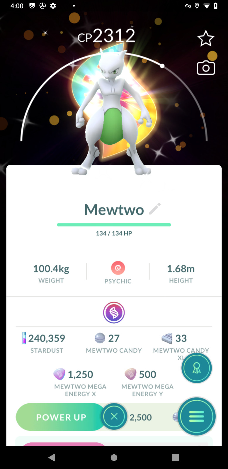 ✨ Shiny Mewtwo - Mega Evolution Background | Tr—de 20K ✨