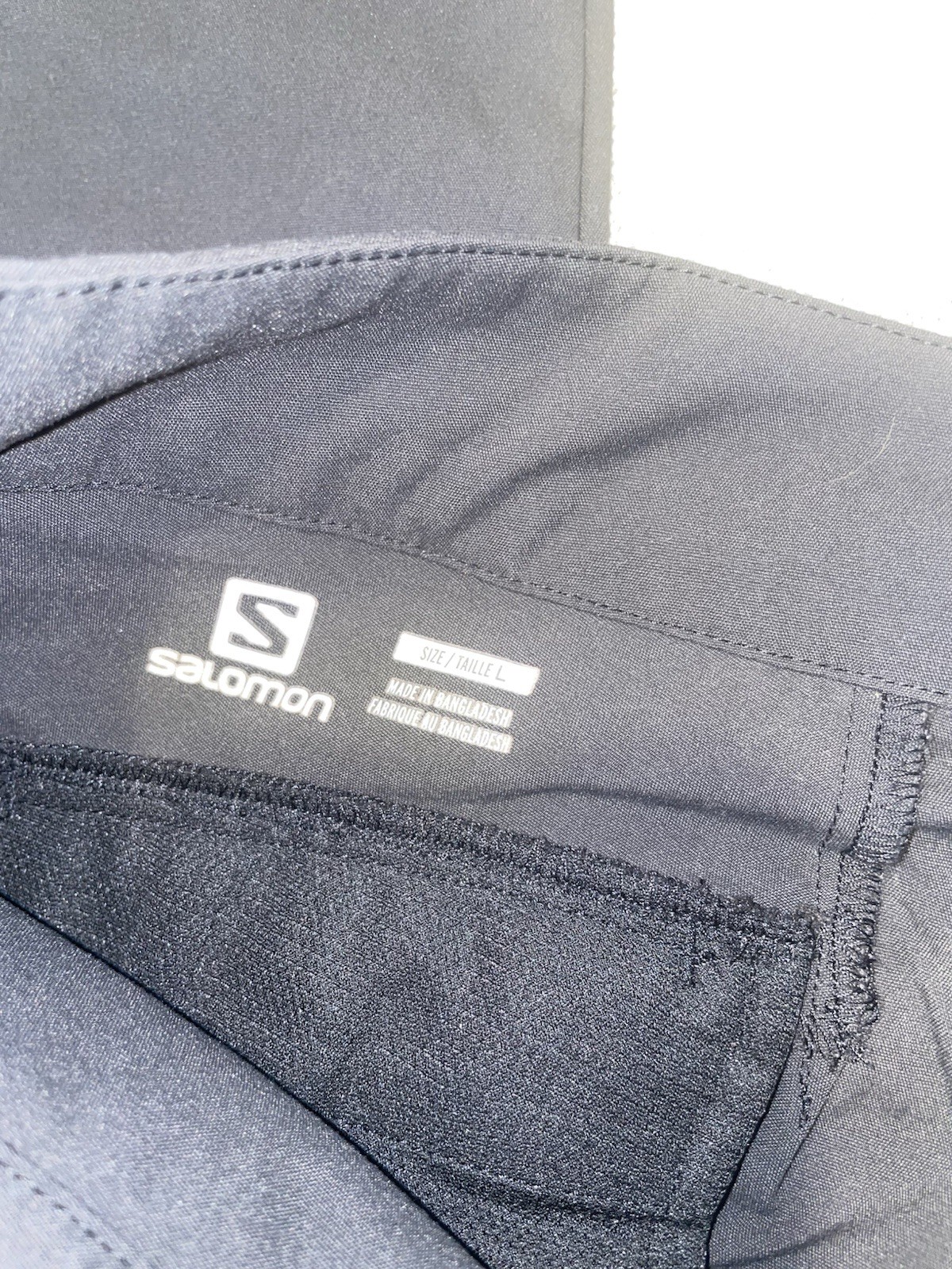 Pantalone uomo taglia grande Salomon nero