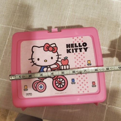 Hello Kitty rosa Mädchen Thermoskanne Brotdose 2011 gebraucht - Bild 9 von 9