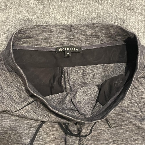 Athleta Metro Shortie Shorts Womens XS Gray Drawstring Athletic Activewear Gym - Picture 4 of 10