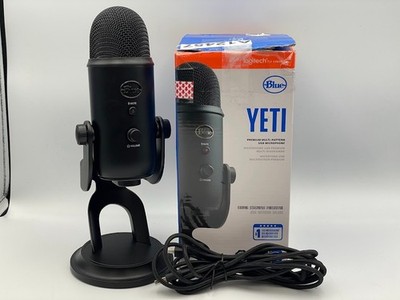 Logitech for Creators Blue Microphones Yeti USB Microphone (Blackout)