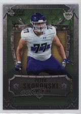 2023 Wild Card MATTE SP Promo Chase Green - Gold 1/1 Peter Skoronski Shield 1gt6