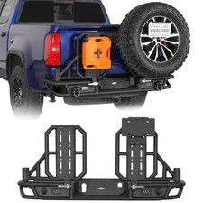 Heavy Duty Steel Rear Bumper Bar W/tire Carrier For 2015-2022 Colorado/ Canyon