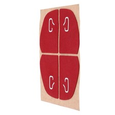 4pcs Door Switch Covers - Self Adhesive PU Car Interior Button Protectors Door