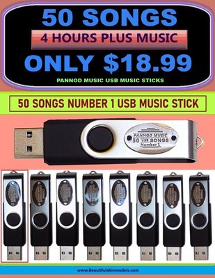 New* PANNOD MUSIC - *NUMBER 1 - *50 SONG INSTRUMENTALS - USB MUSIC STICK DRIVE*