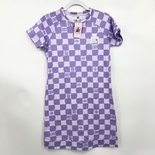 Juicy Couture Pullover Crew Neck T-shirt Dress SS Purple Junior Size Small New