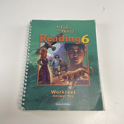 BJU Press Reading 6  As Full as the World  Worktext Answer Key 2nd  Edition