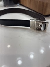 CHAPS reversible Black Brown Youth Kids Dress Belt Size XS 19-21