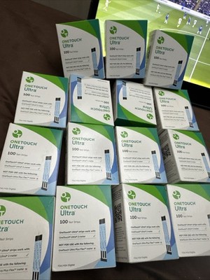1000 One Touch Ultra Test Strips 1000 ct exp 5/31/2026 1boxX10