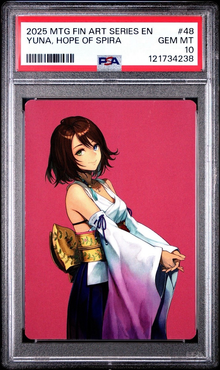 MAGIC THE GATHERING FINAL FANTASY ART SERIES YUNA, HOPE OF SPIRA