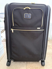 Tumi Alpha Short Trip Expandable 26 Spinner Luggage Black Gold 4 Wheel Suitcase Tumi Alpha Short Trip Expandable 26 Spinner Luggage Black Gold 4 Wheel Suitcase