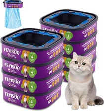 32 Months Supply Premium Genie Litter Refill Bags  Jumbo 28FT, 8-Pack