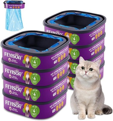 32 Months Supply! Premium Genie Litter Refill Bags | Jumbo 28FT, 8-Pack