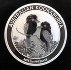 New Listing2013 Kookaburra Australia Perth Mint Bird Vtg Bullion-0.999 Silver 1 Oz Art Coin