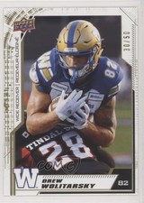 2020 Upper Deck CFL Gold 30/50 Drew Wolitarsky #104 gd1