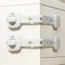 Baby Proofing Child Safety Locks 2 Pack Baby Locks for Furniture Kitchen Ovens