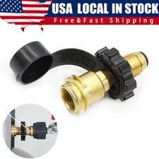 Propane Tank Adapter Universal Converts POL to QCC1/Type 1 Hose Valve Regulators