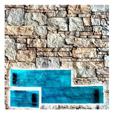 Set di timbri in poliuretano MONT AGEL | pietra texture per calcestruzzo cemento