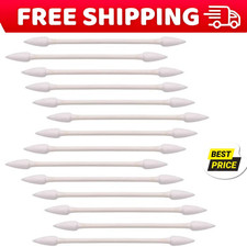Pointed Cotton Swabs Compatible with Q Tips Double Precision Tips Cotton 400pcs