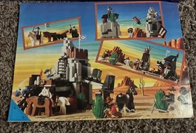 LEGO 6761 Bandit's Secret Hide-Out INSTRUCTIONS ONLY Western Vintage Cowboys