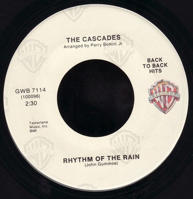 Cascades - Rhythm Of The Rain / The Last Leaf - Used Vinyl Record 7 - C8100z